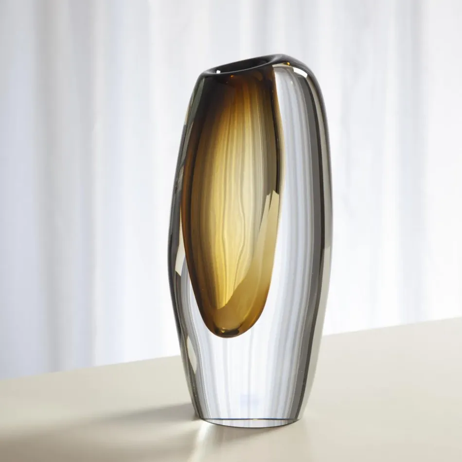 Offset Vase Moss Green Large