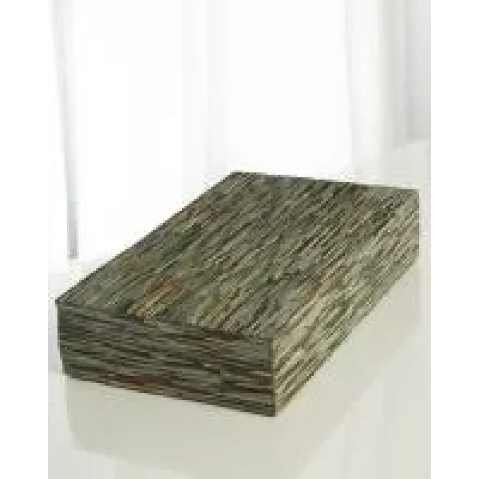 Chiseled Bone Box Forest Large