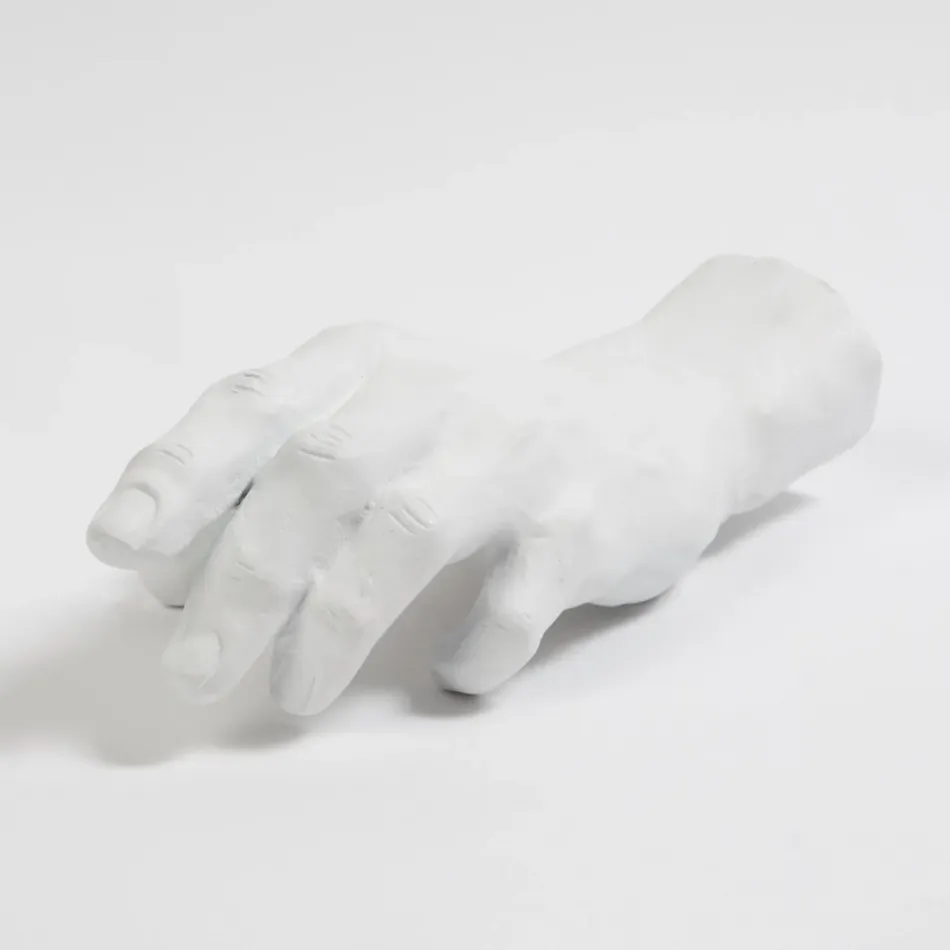 Hand Resting Matte White