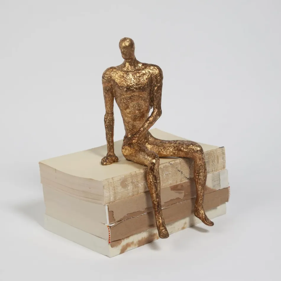 Sitting Gold Leaf