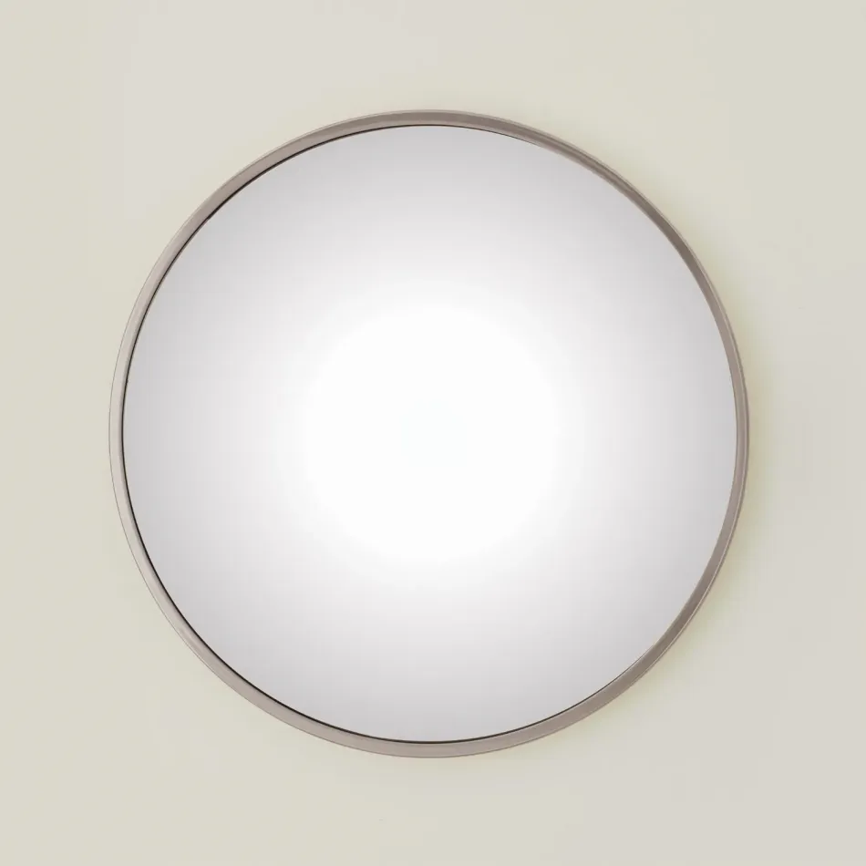Hoop Convex Mirror Nickel Medium