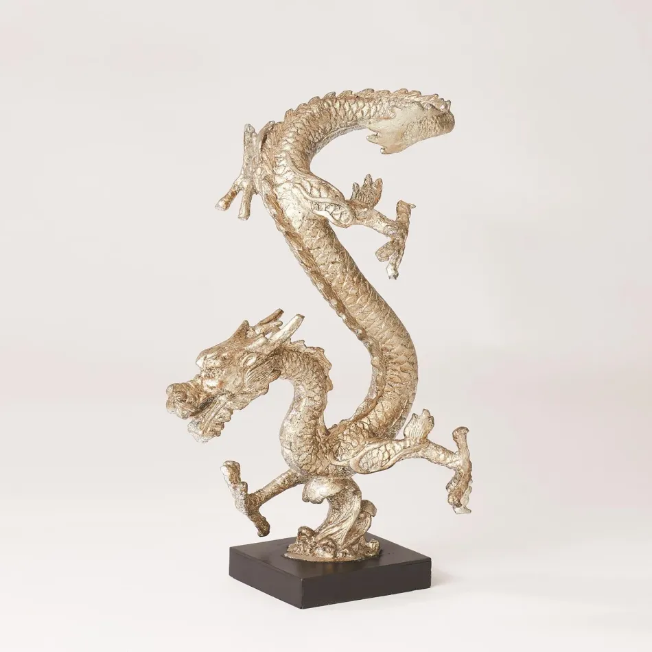 Standing Dragon Silver Leaf