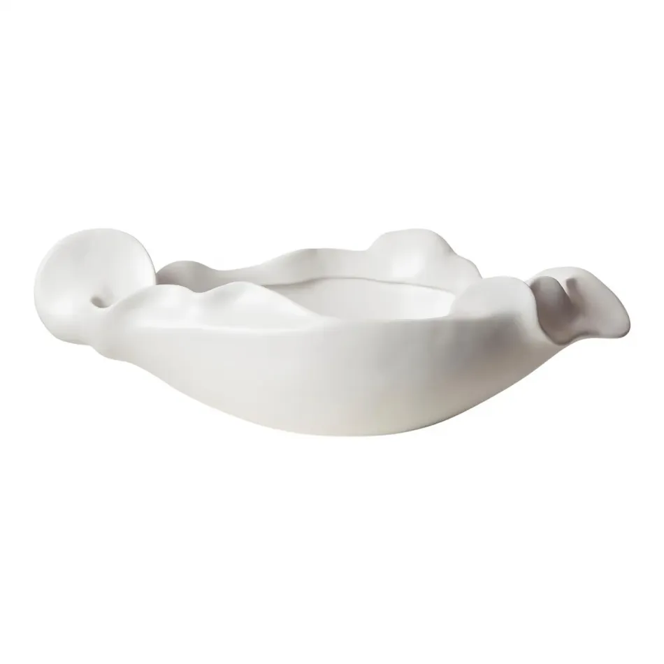 Free Form Bowl Matte White Small