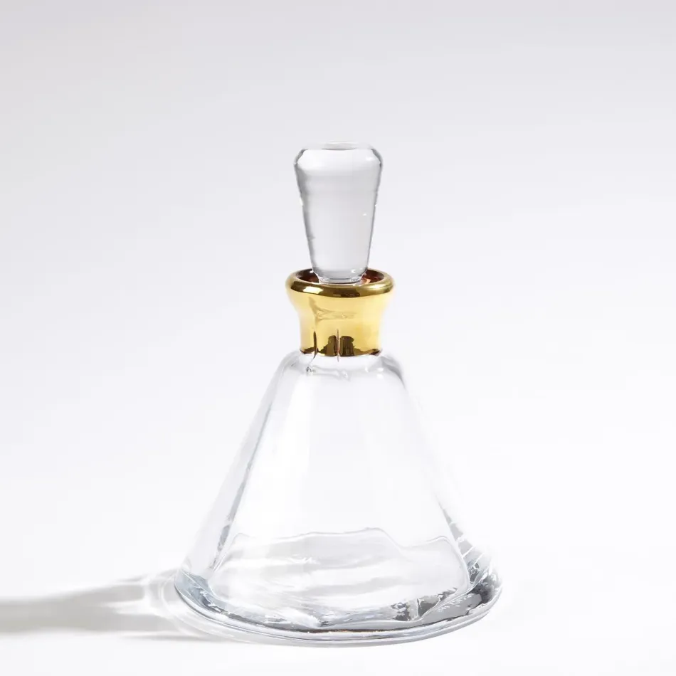 Cone Decanter Gold