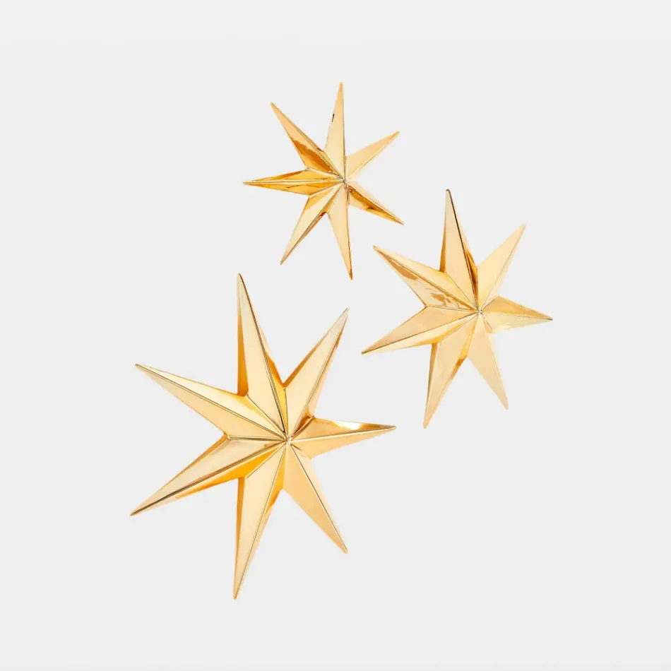 Stellar Gold Wall Star