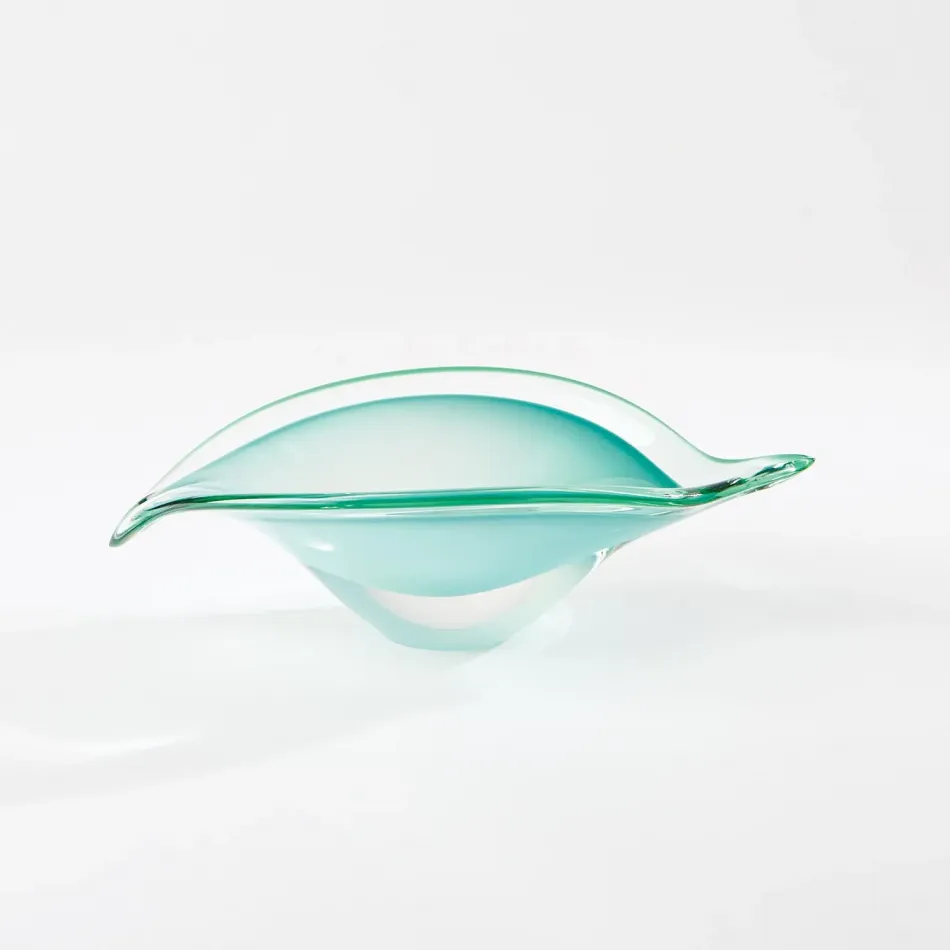 Bent Leaf Bowl Celadon Small
