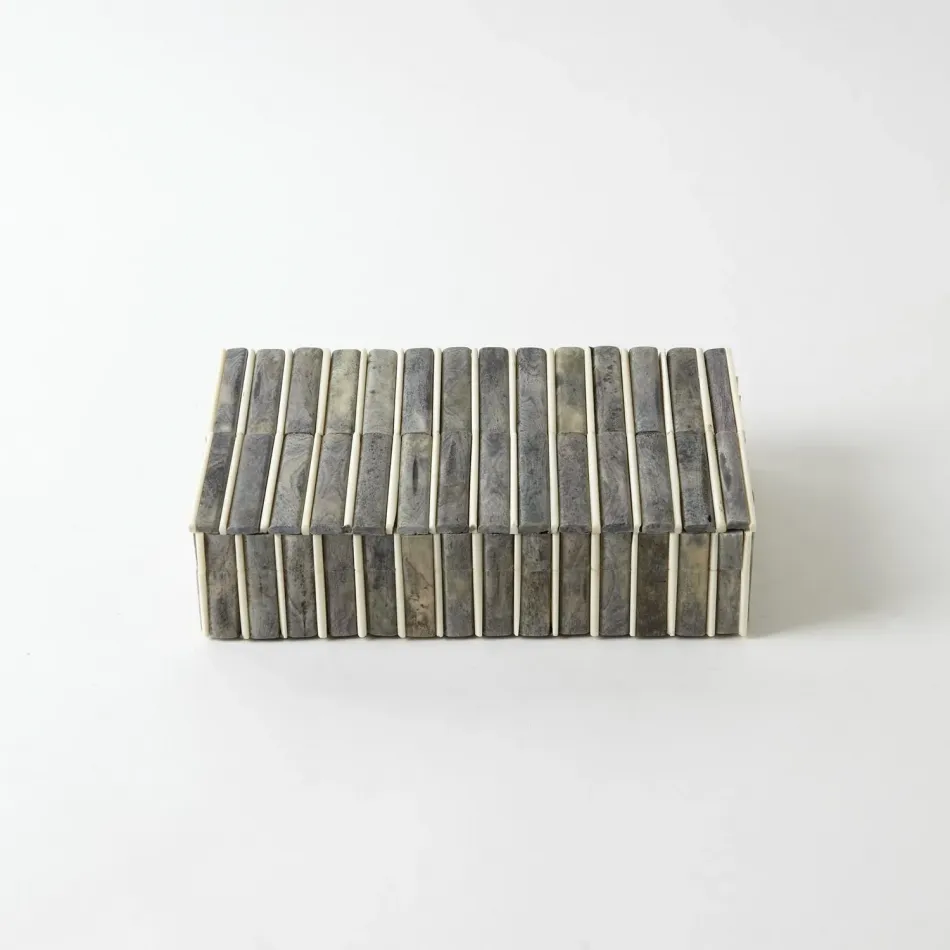 Grey/Ivory Bone Box Medium