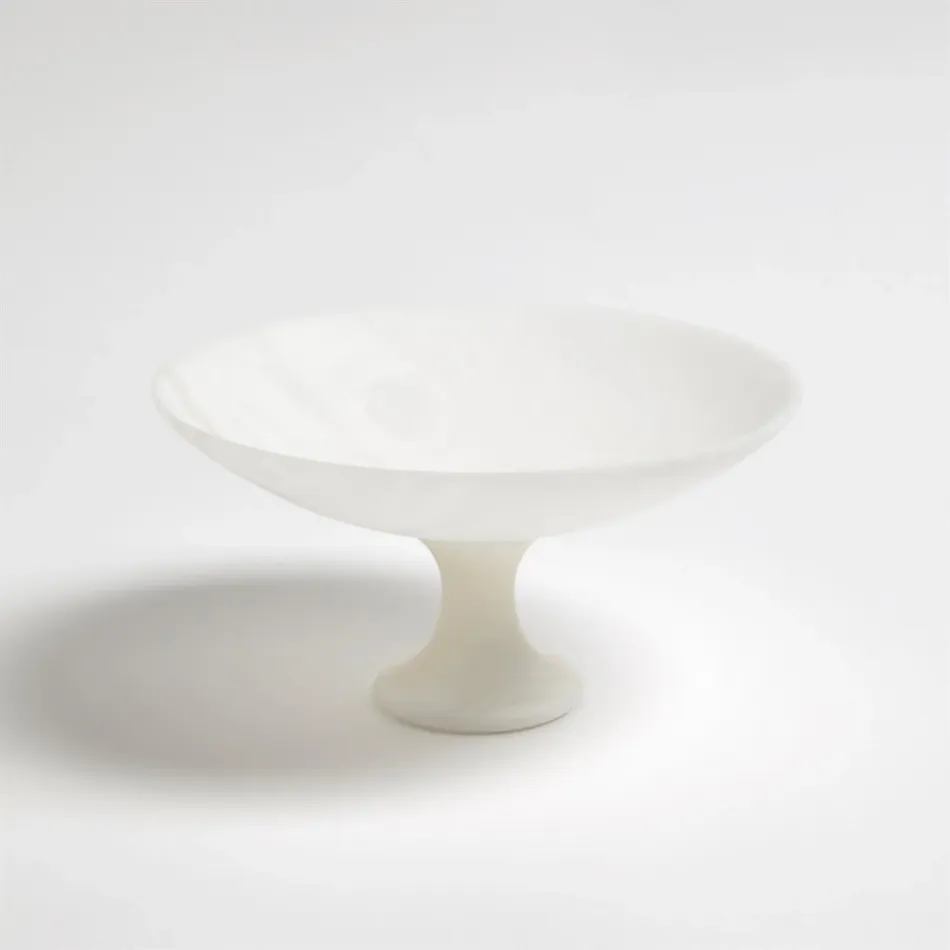 Alabaster Compote Medium