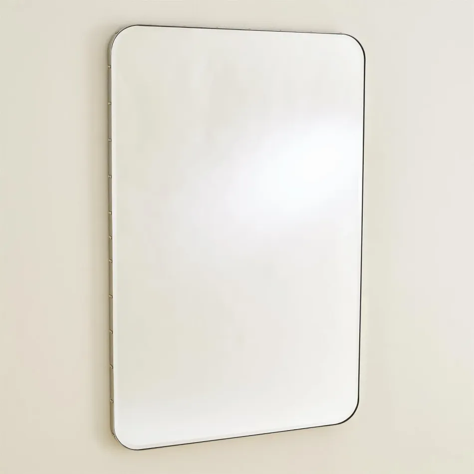 Rivet Mirror Nickel