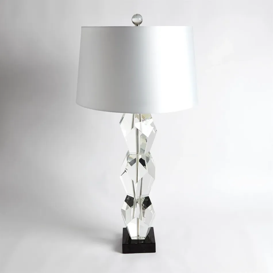 Facet Block Lamp Triple