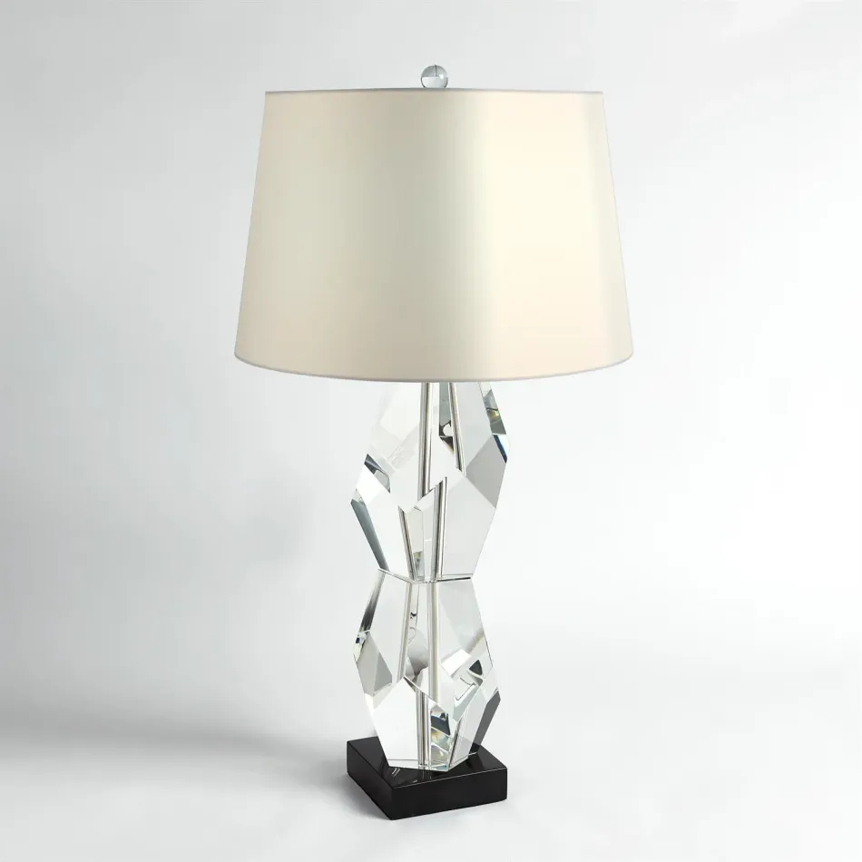 Facet Block Lamp Double