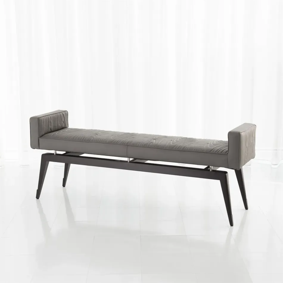 Faux Bois City Bench Grey