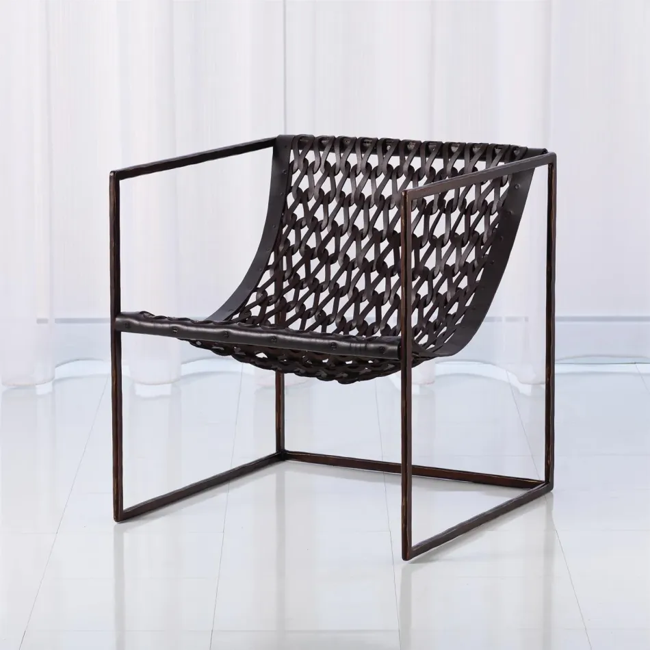 Knit & Pearl Chair Bronze Dark Brown Le