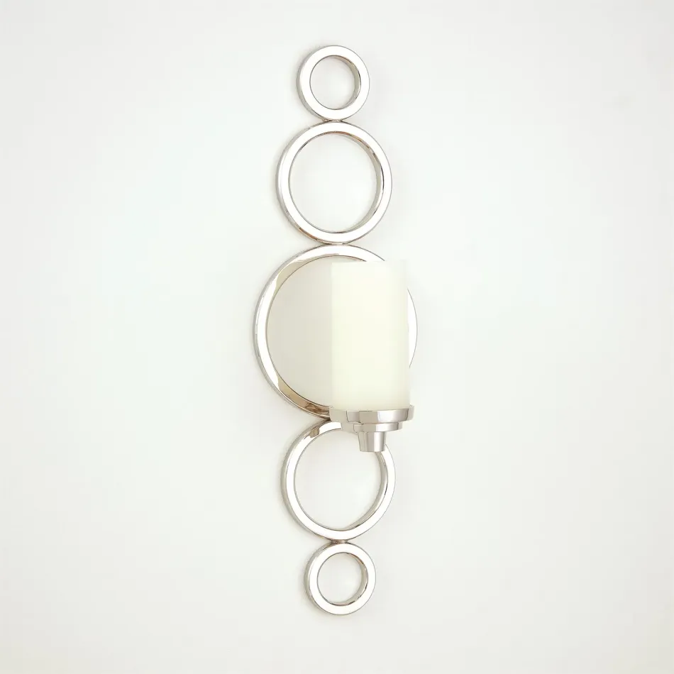 Progressive Ring Sconce Nickel