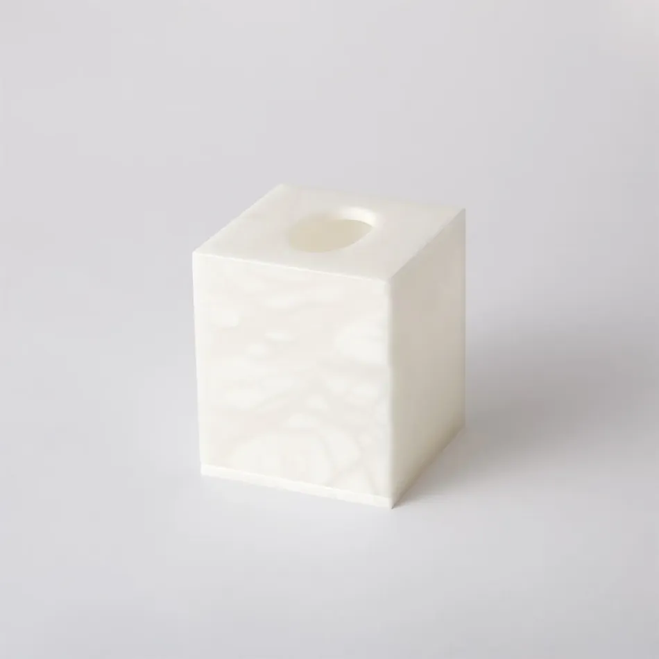 Alabaster Tissue Box