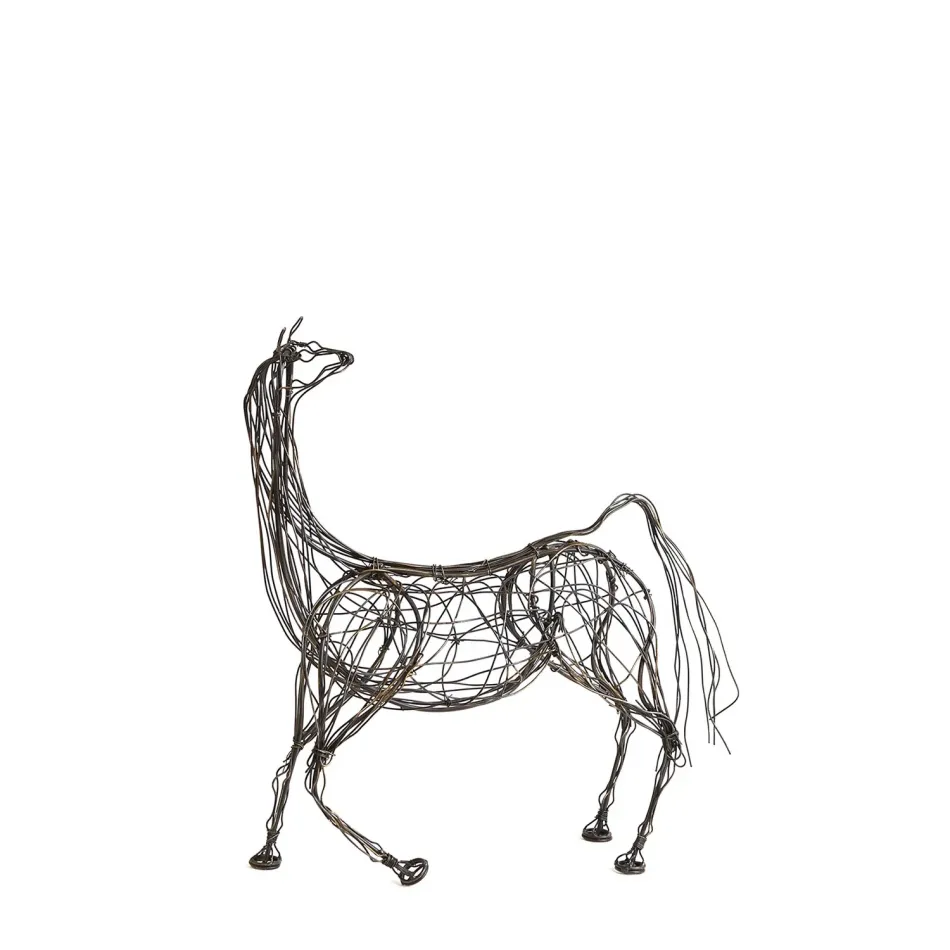 Ming Dynasty Horse Antique Bronze Small