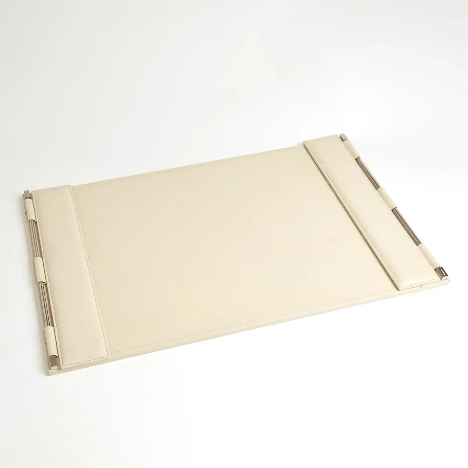 Flap Desk Blotter Ivory