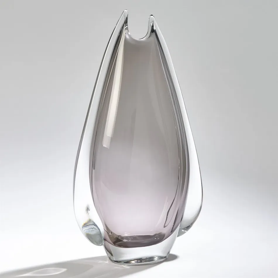 Fin Vase Grey Large
