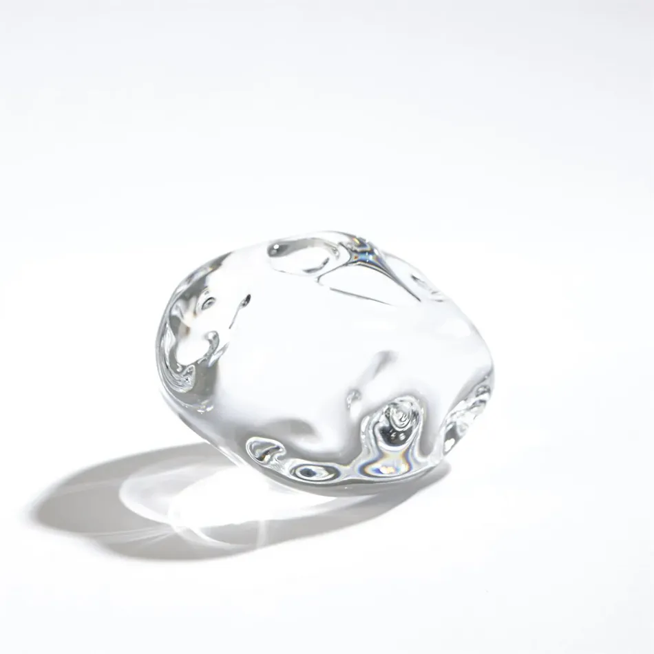 Dimple Paperweight Clear Small