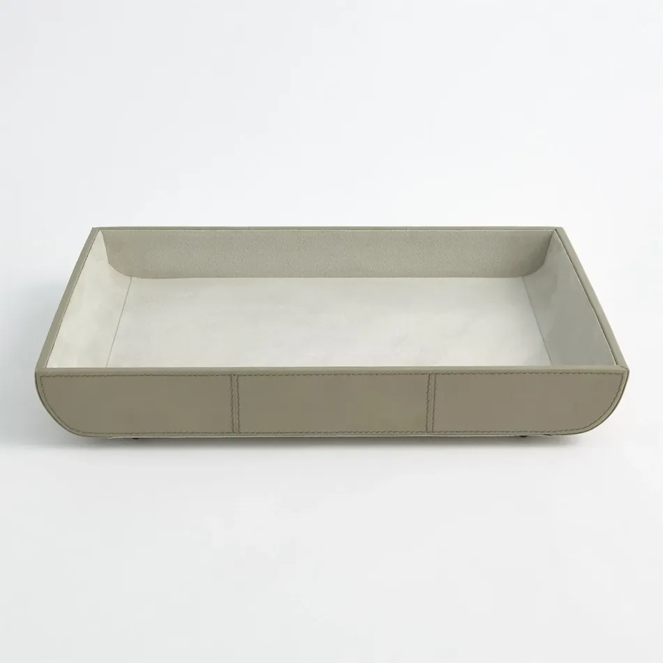 Curved Corner Tray Light Grey