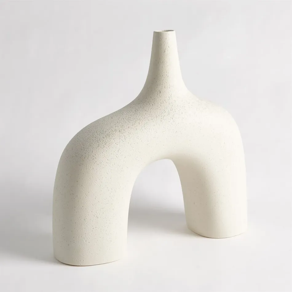 Stretch Vase Cream Stone Large
