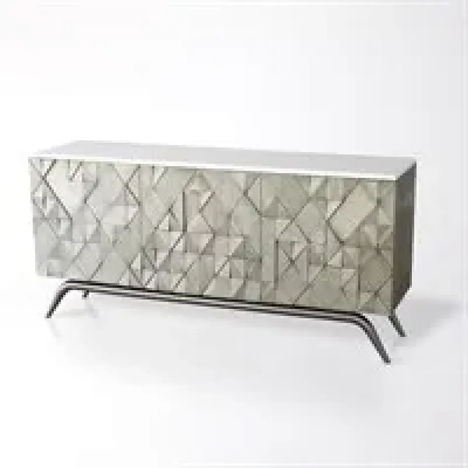 Triangle Cabinet Silver