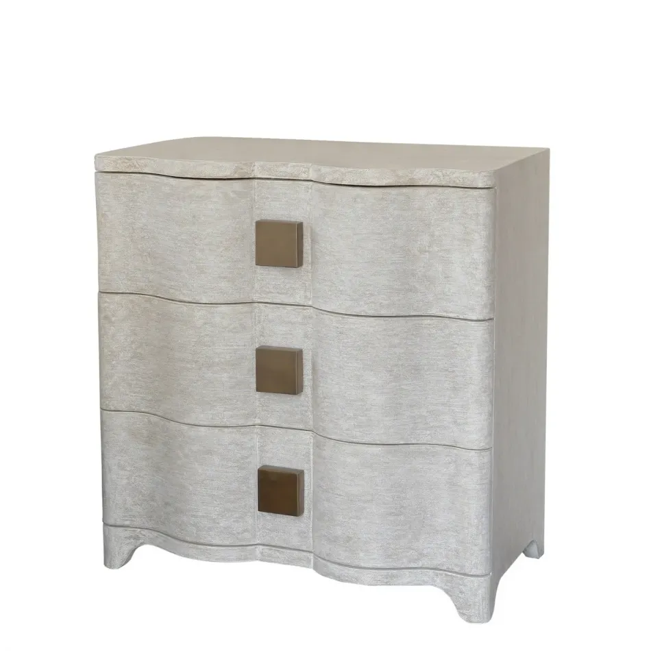 Toile Linen Bedside Chest