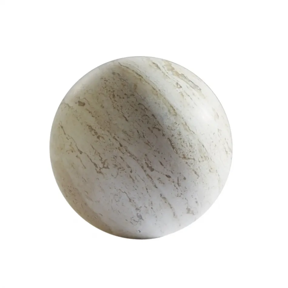 Travertine Sphere 6"