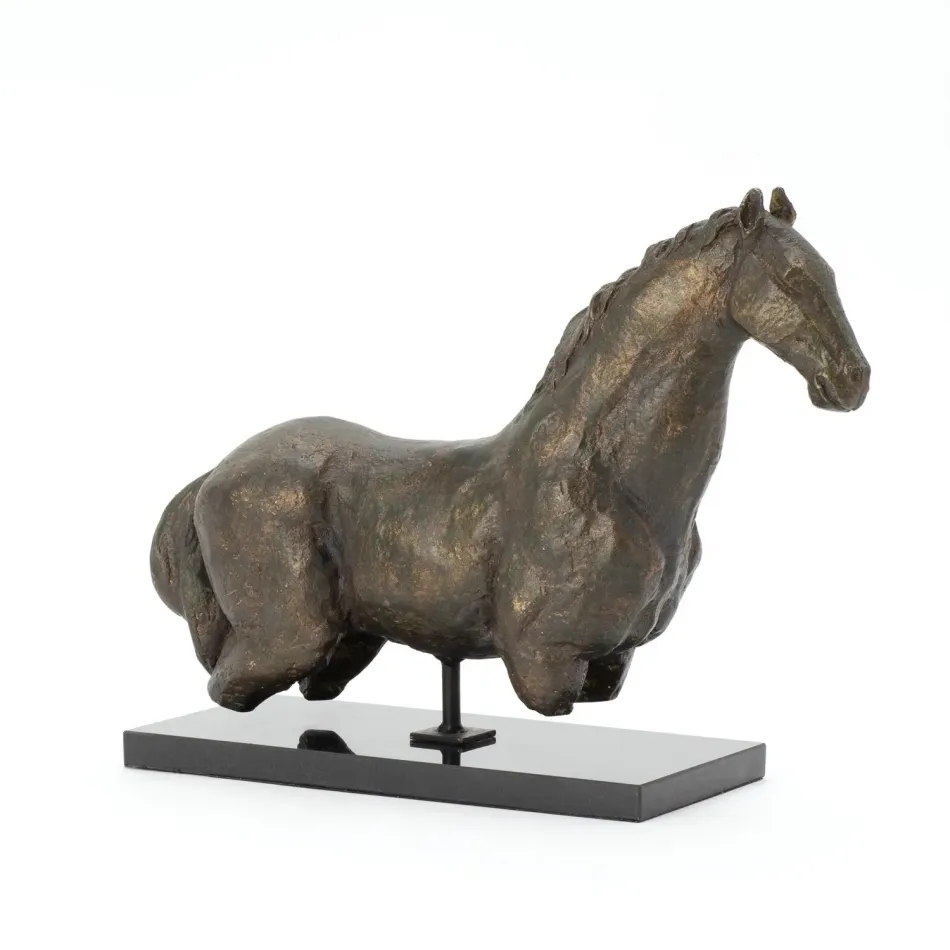 Horse Sculpture Iron/Granite