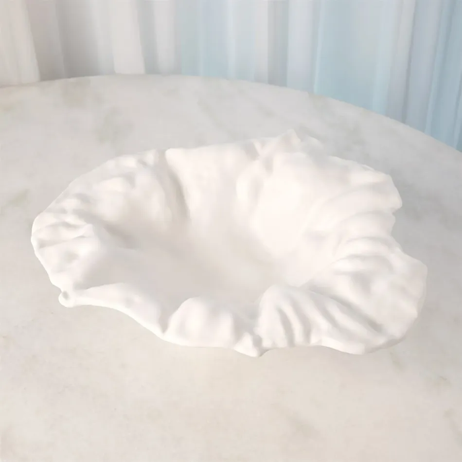Free Form Bowl Matte White