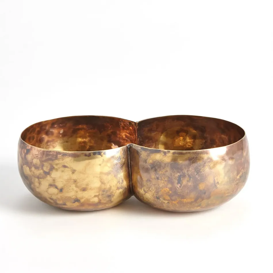 Double Alchemy Container Burnt Brass