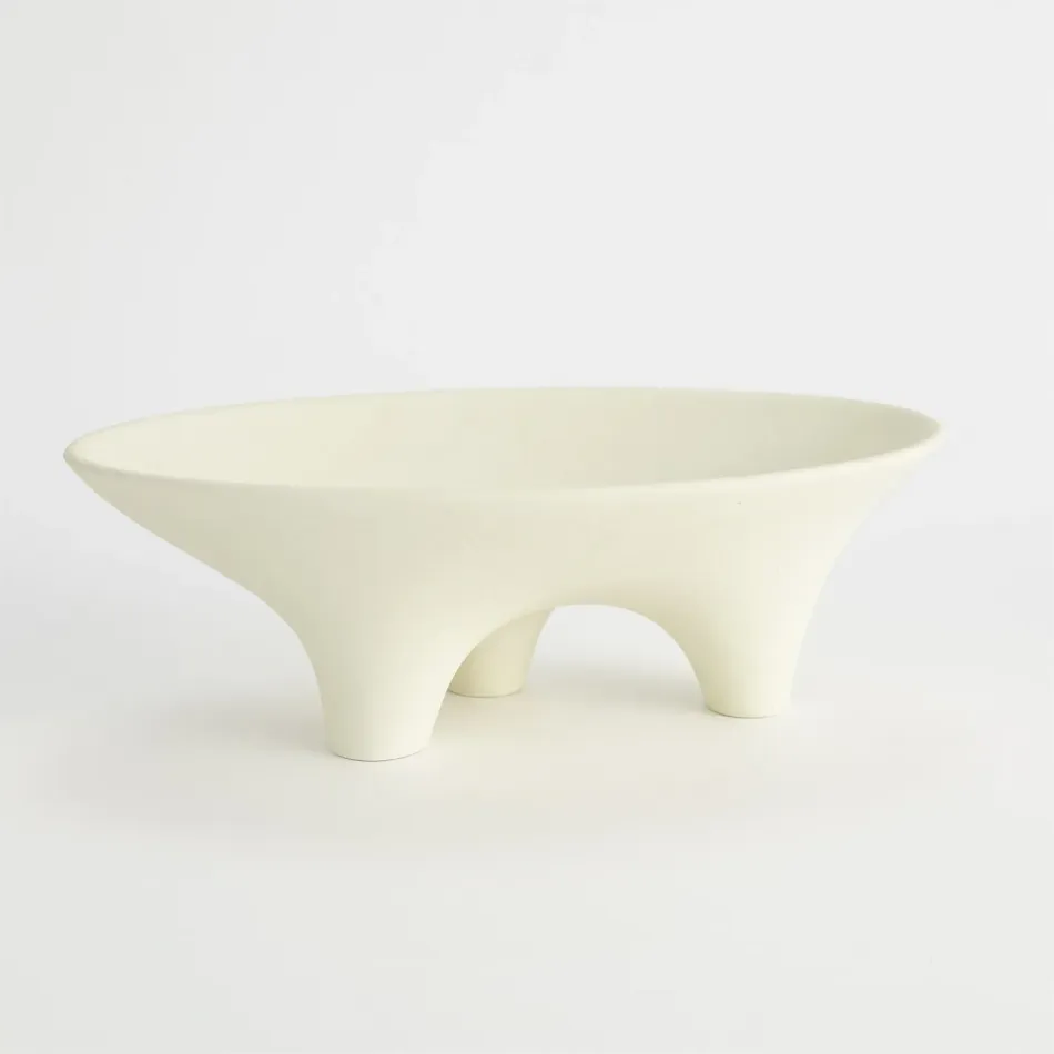 Opus Triple Leg Bowl Ivory