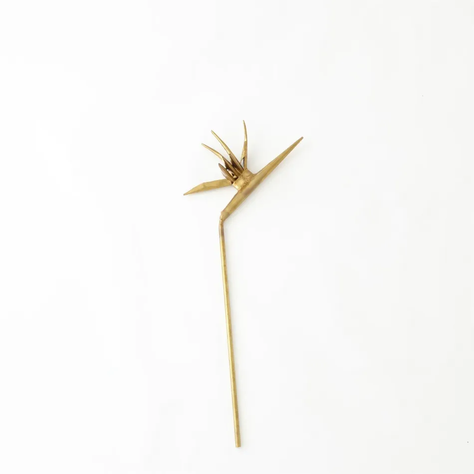 Brass Bird of Paradise Small