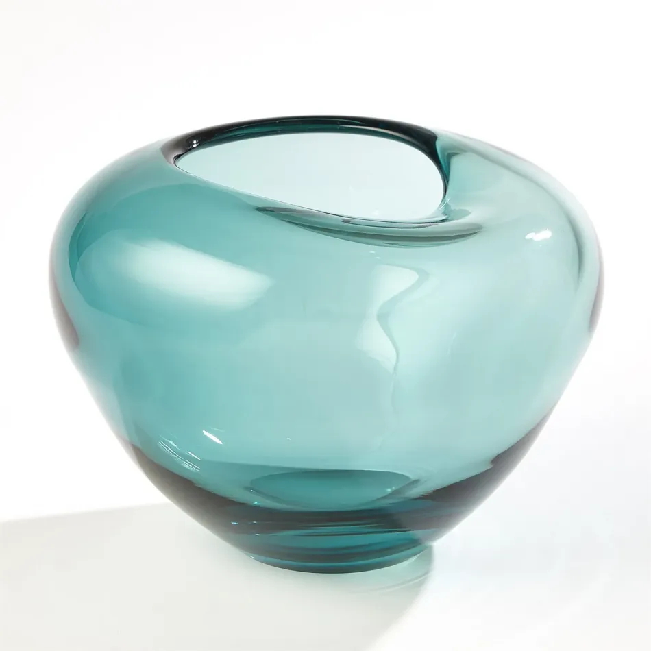 Undulating Vase Azure Large