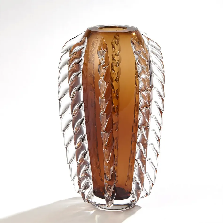 Fringe Vase Tobacco