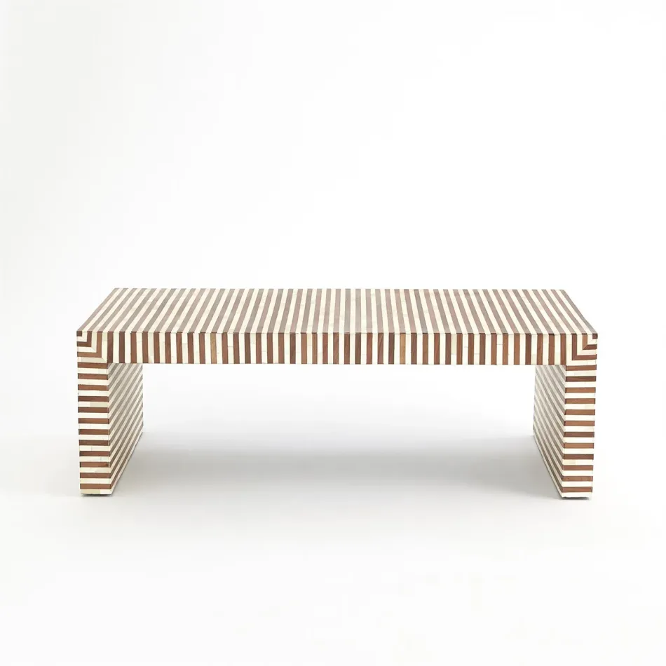 Sienna Coffee Table Walnut/Bone