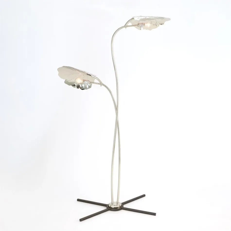 Rimini Floor Lamp Nickel