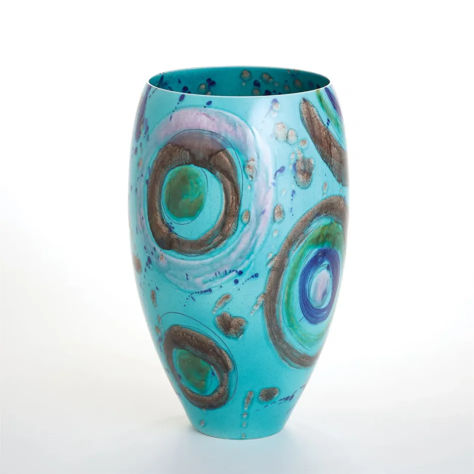 Blue Spots Vase