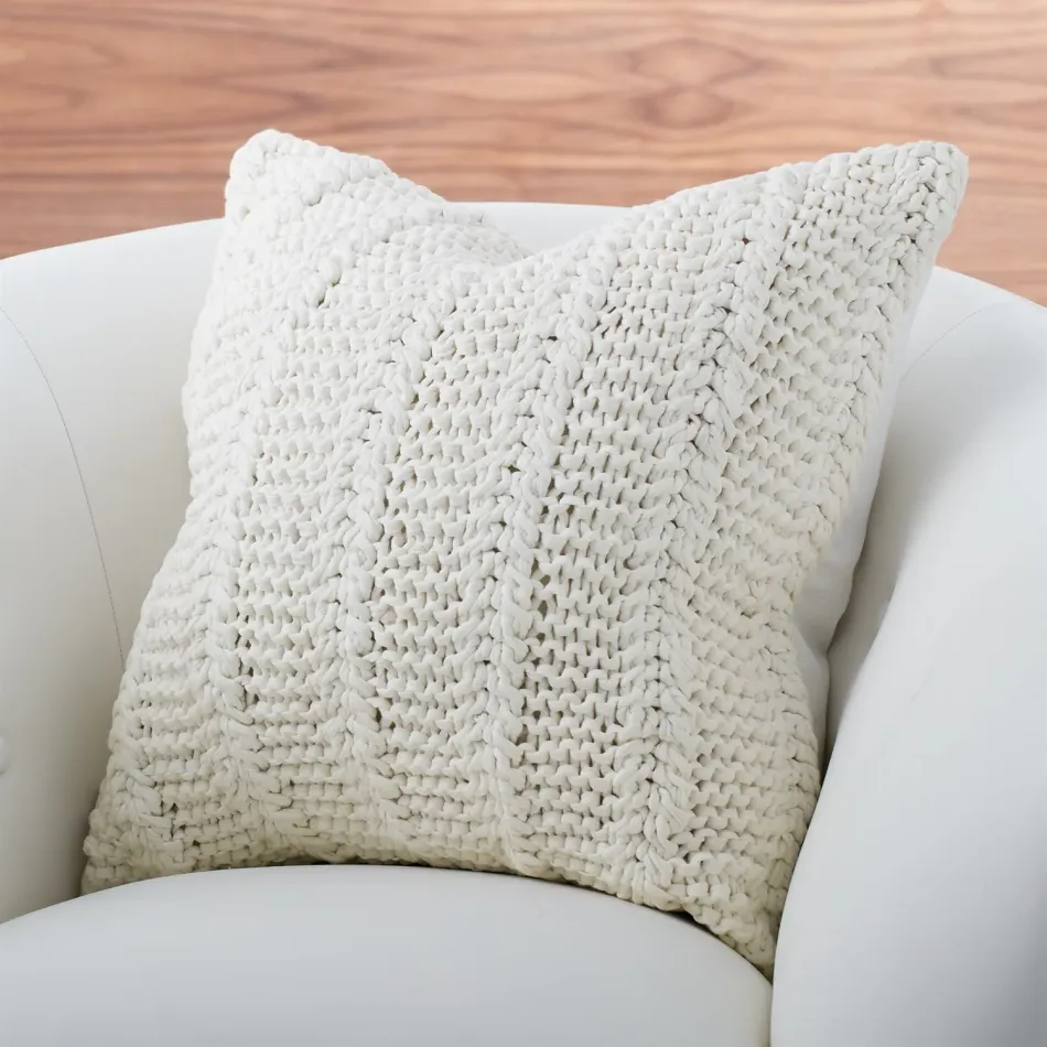 Rib Stitch Pillow