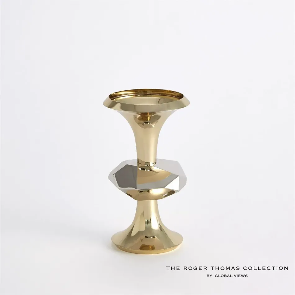 Gabriel Brass Candle Holder Small