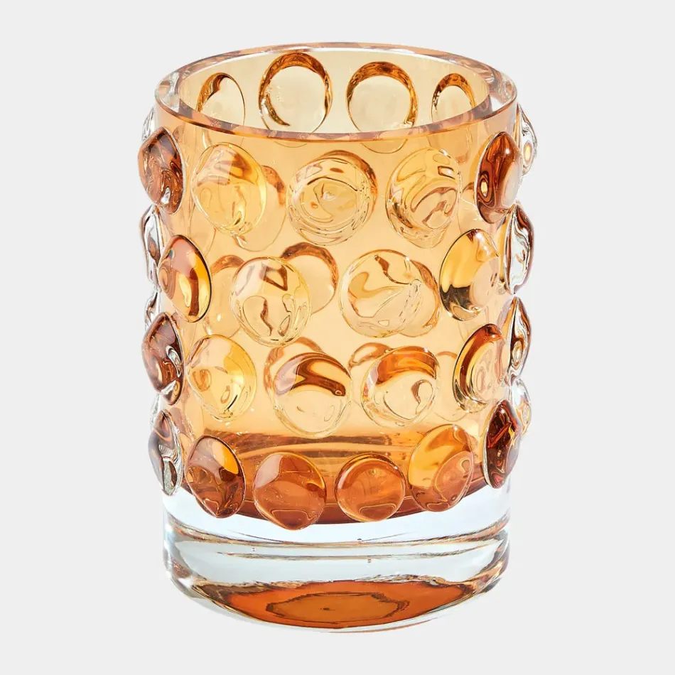 Thousand Eye Amber Vase Large