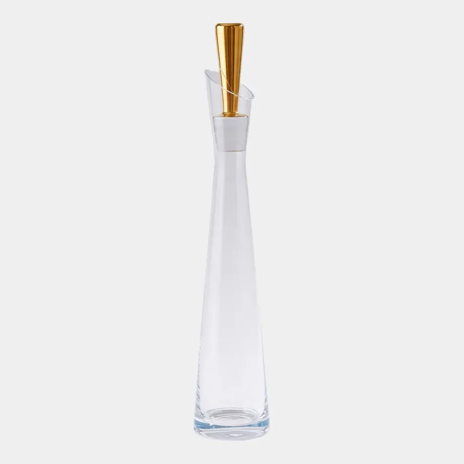 Slant Gold Decanter