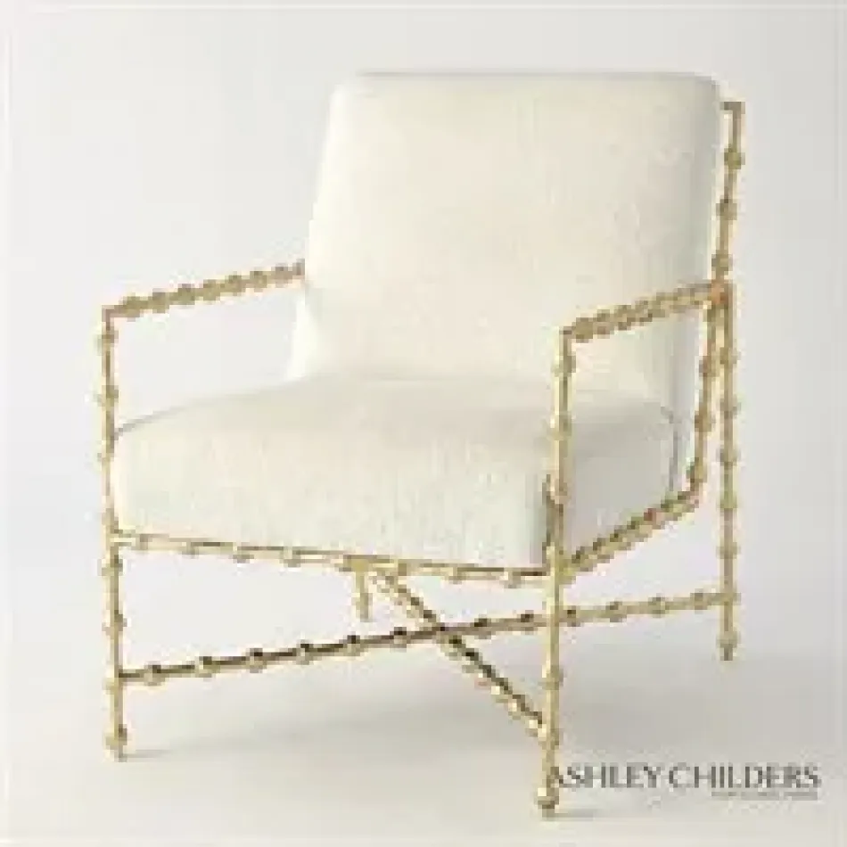 Elder Lounge Chair Gold Leaf Avoletta
