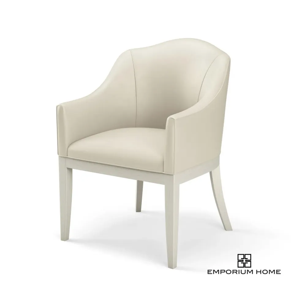 Grace Dining Chair Antique White Milk Le