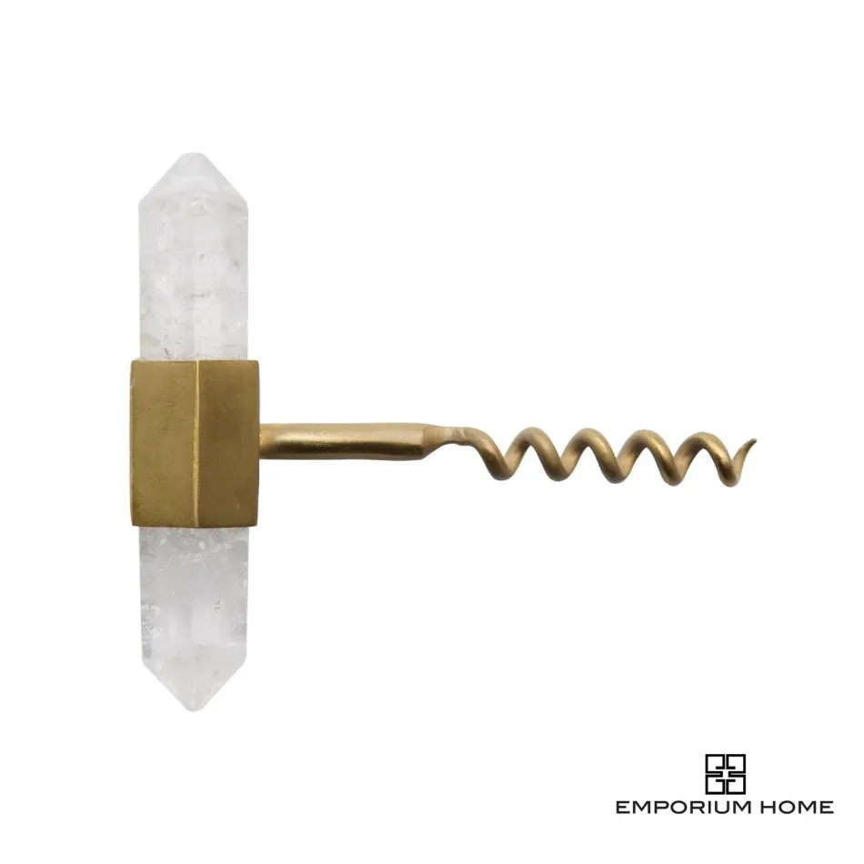 Emporium Home Crystal Corkscrew Satin Br
