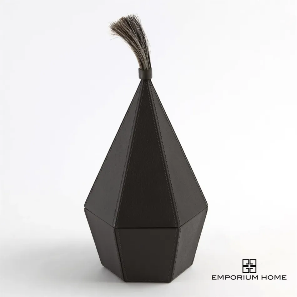 Zephyr Box Graphite Leather Large