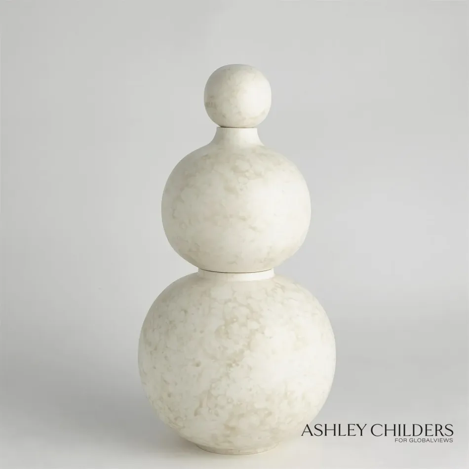 Bubble Stacking Vase Ivory Small