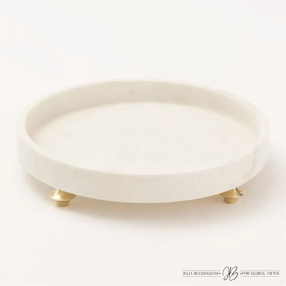 Quintessential Tray Circle White