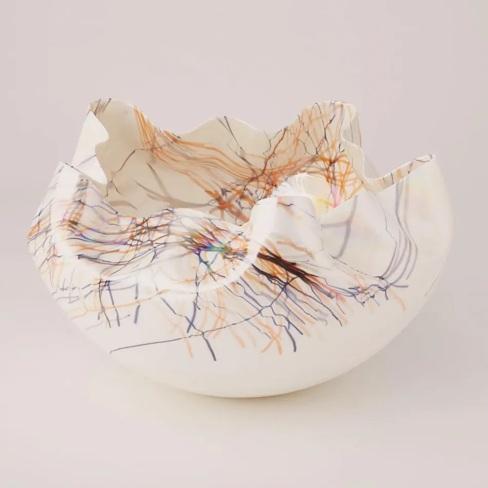 Cambrian Bowl Orange/Blue