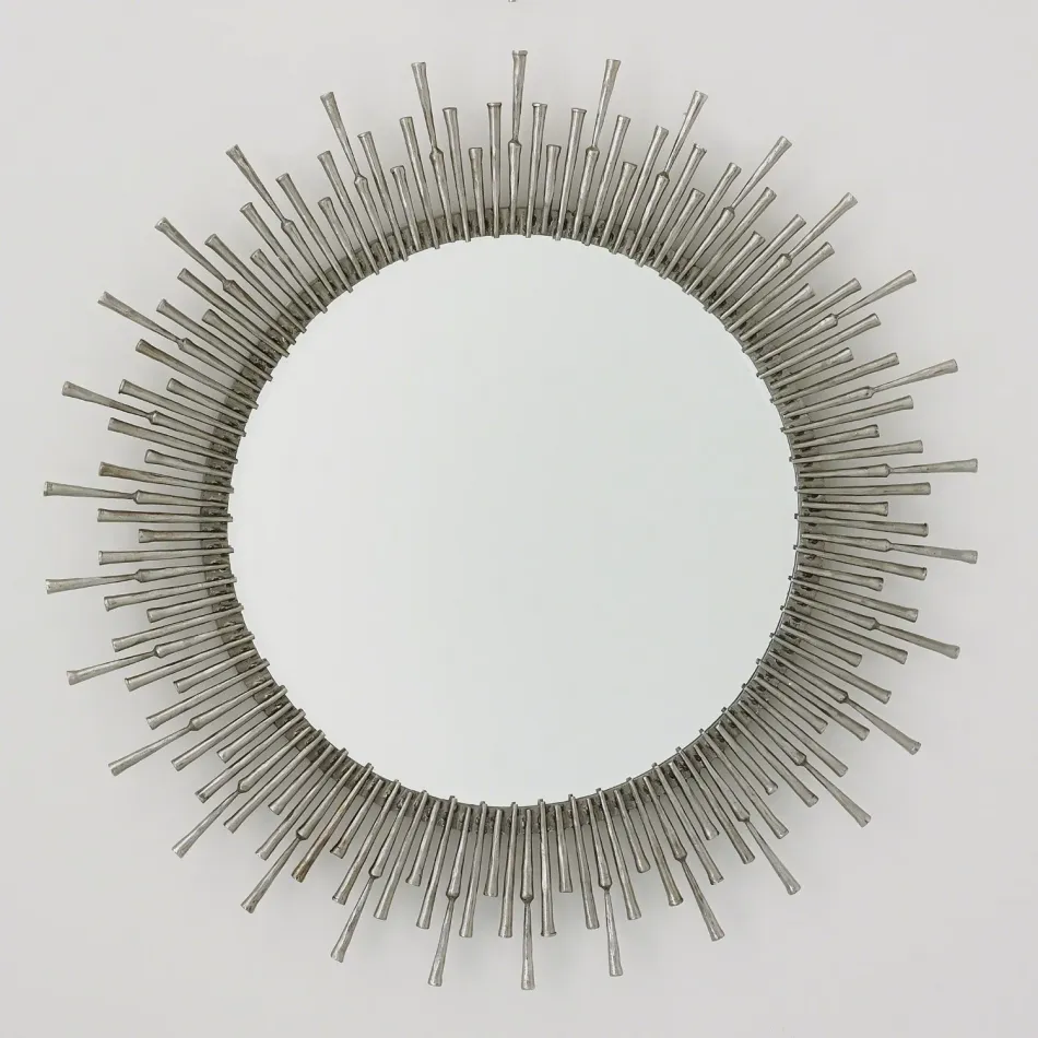 Spike Mirror Antique Nickel
